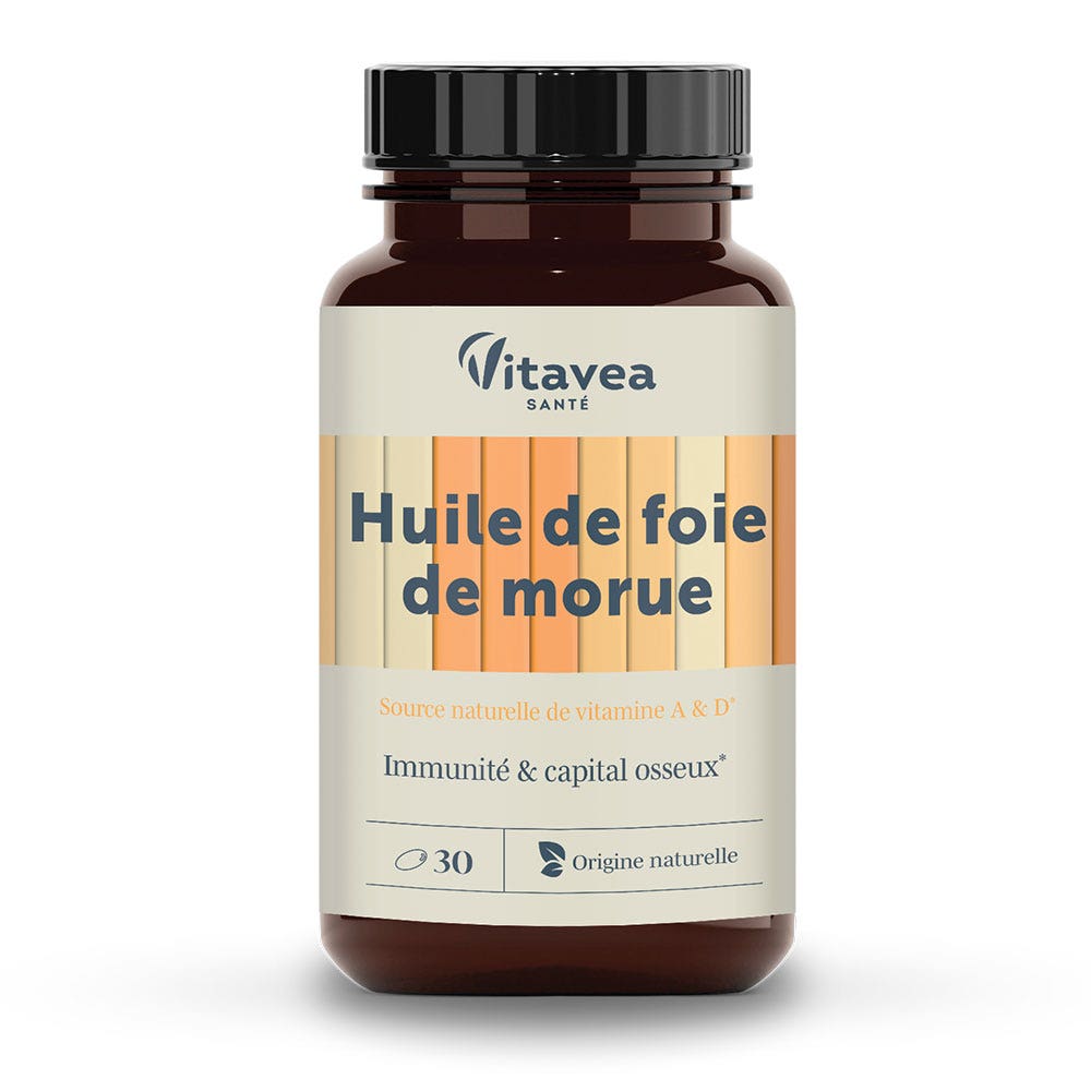 Vitavea Santé Nutri'sentiels Bone Building Cod Liver Oil 30 capsules