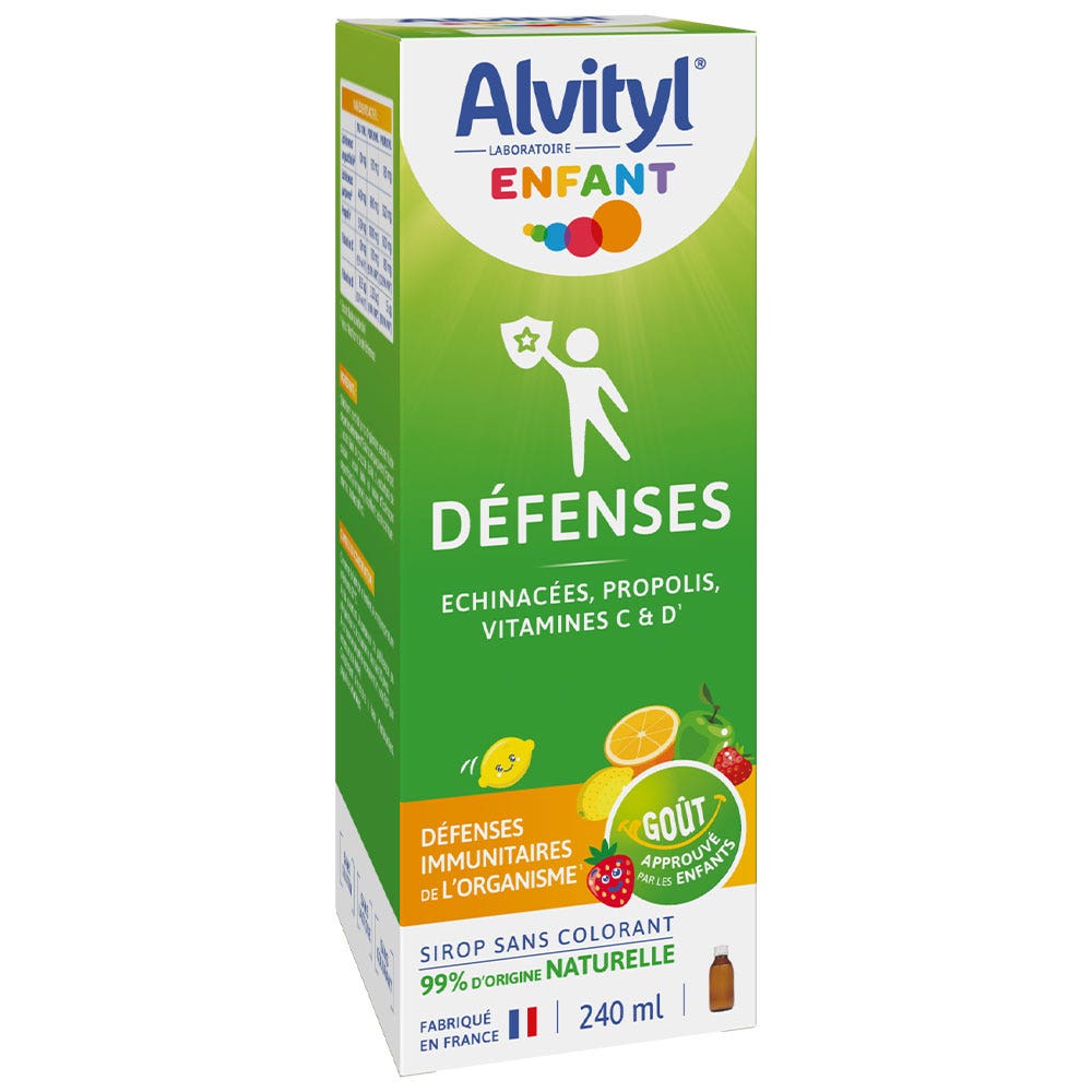 Alvityl Kids Children's Immune Defence Tutti Frutti Flavour Syrup 240 ml