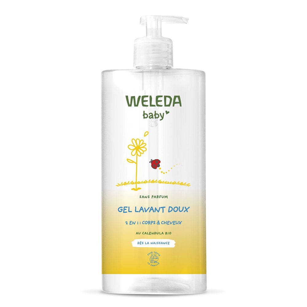 Weleda Babies & Children Gentle Cleansing Gel 2 in 1 Body &amp; Hair 750ml