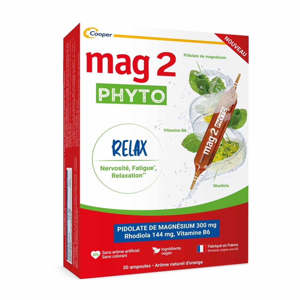 Mag 2 Phyto Relax Nervousness Fatigue Relaxation 30 Ampulas