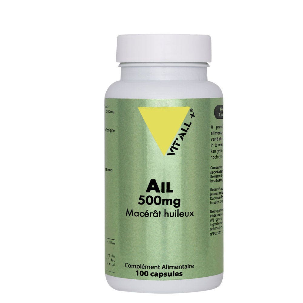 Vit'All+ Garlic standardised extract 100 capsules