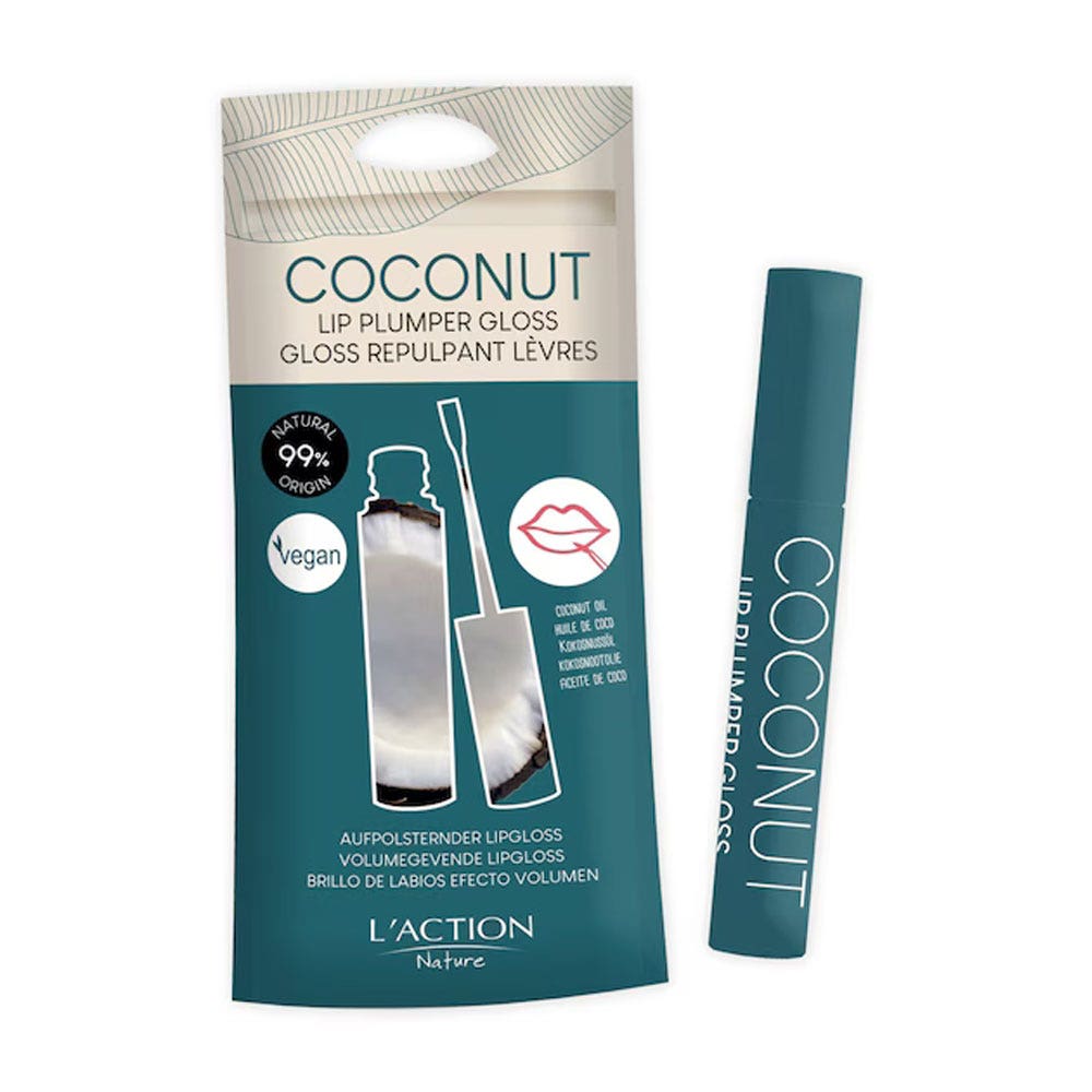 L'Action Cosmetique Mediatic Coconut Lip Plumping Gloss 10ml