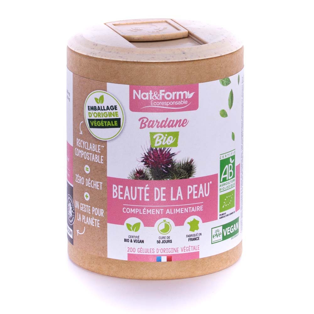 Nat&Form Nat&Form Organic Burdock 200 Capsules