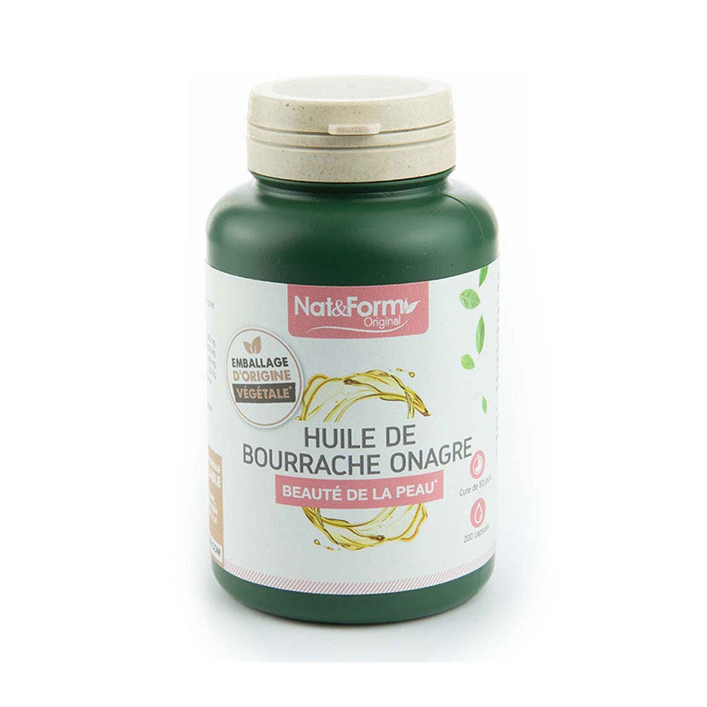 Nat&Form Borage and evening primrose oil 200 capsules