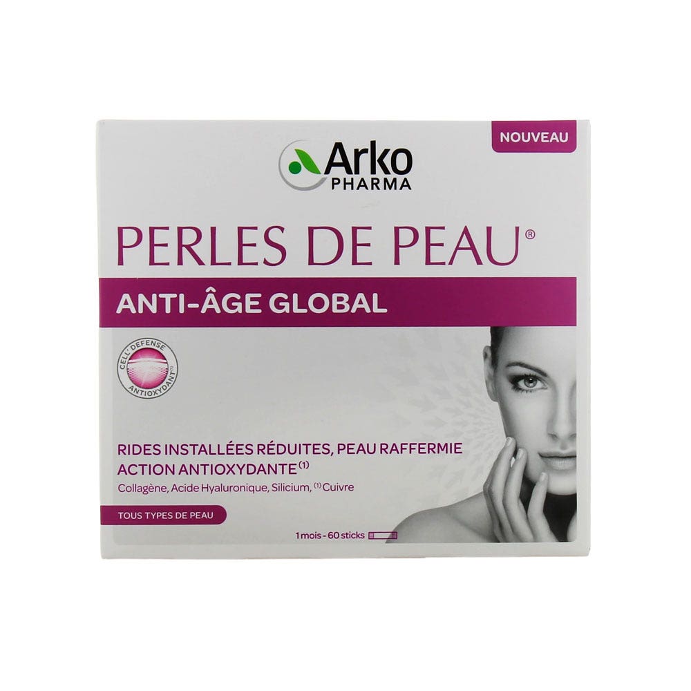 Arkopharma Perles De Peau Anti-Age Global 60 Sticks