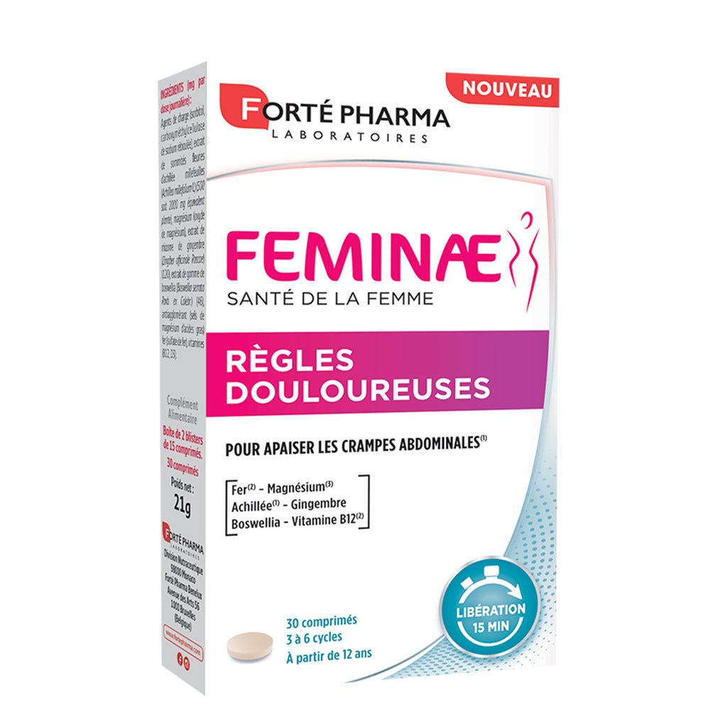 Forté Pharma Feminae Period pain 30 tablets