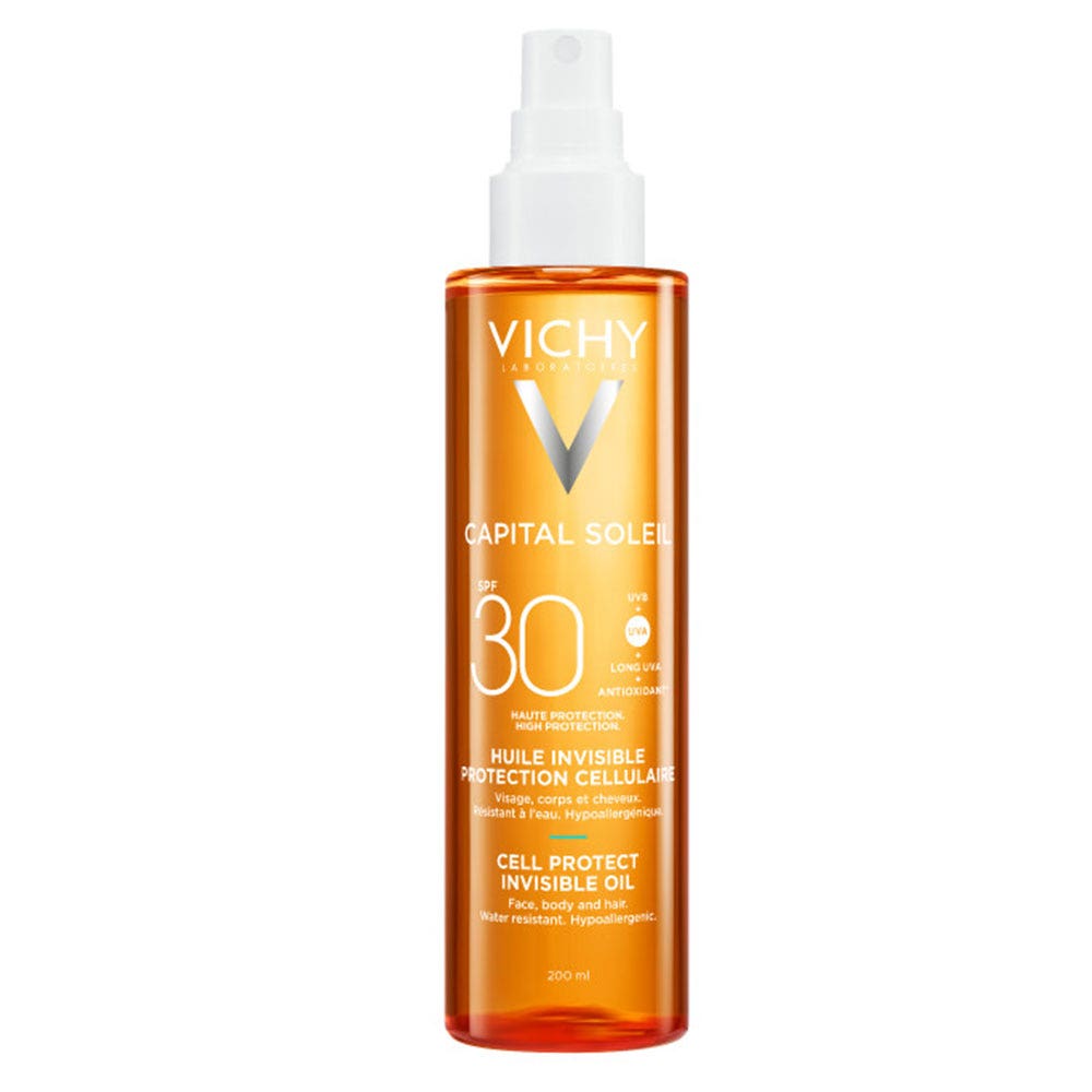 Vichy Capital Soleil Invisible Cellular Protection Oil SPF30 200 ml
