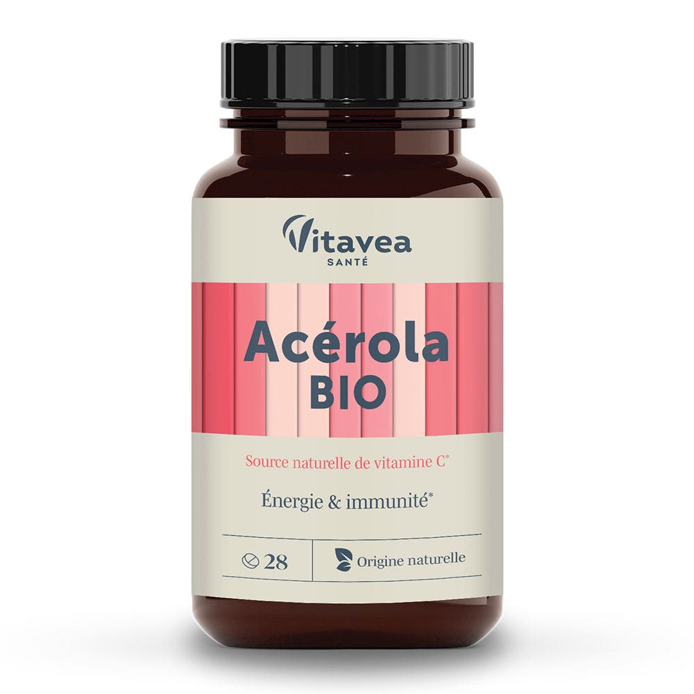 Vitavea Santé Nutri'sentiels Acerola Bio Energy & Immunity 28 tablets