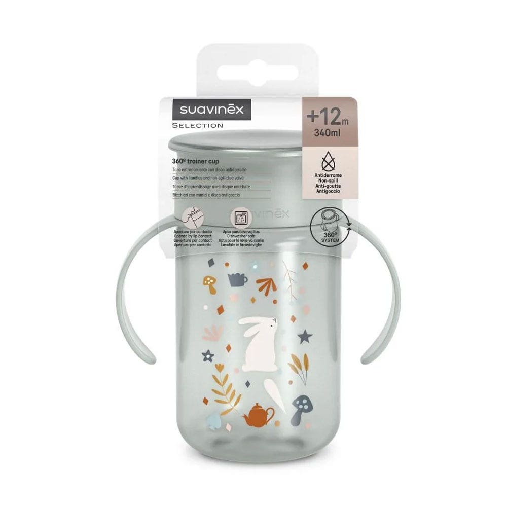 Suavinex Wonderland 360° learning cup with anti-leak disc 340 ml