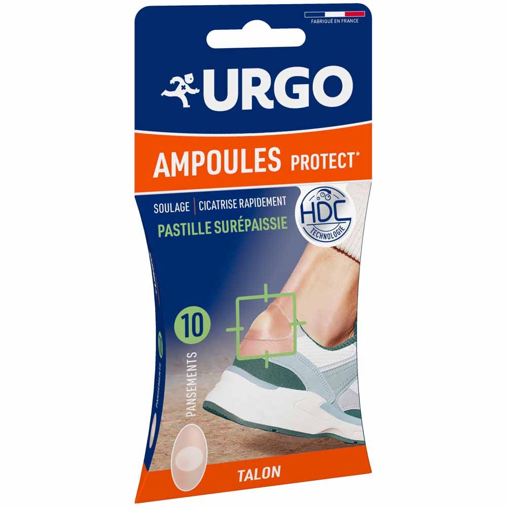 Urgo Ampulas Protect Thickened tablets Heel 10 Plasters