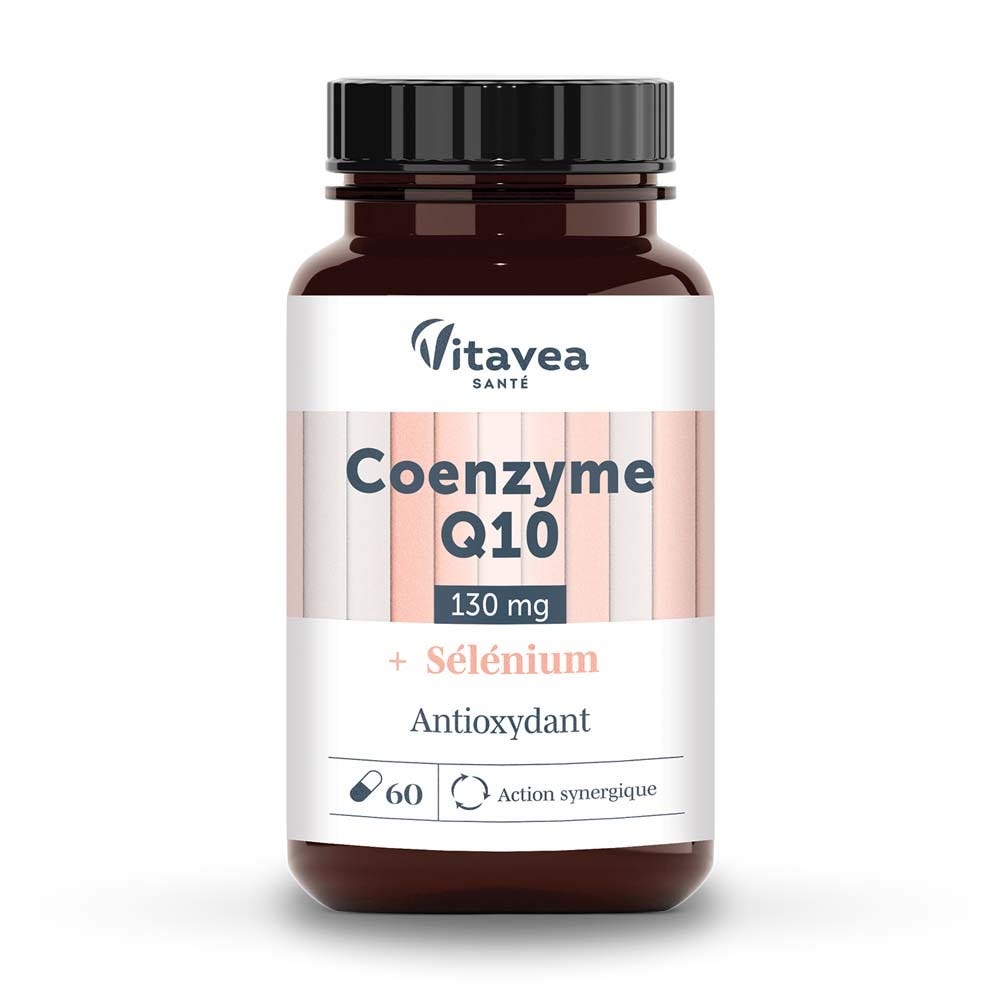 Vitavea Santé Nutri'sentiels Coenzyme Q10 130 mg + selenium 60 capsules