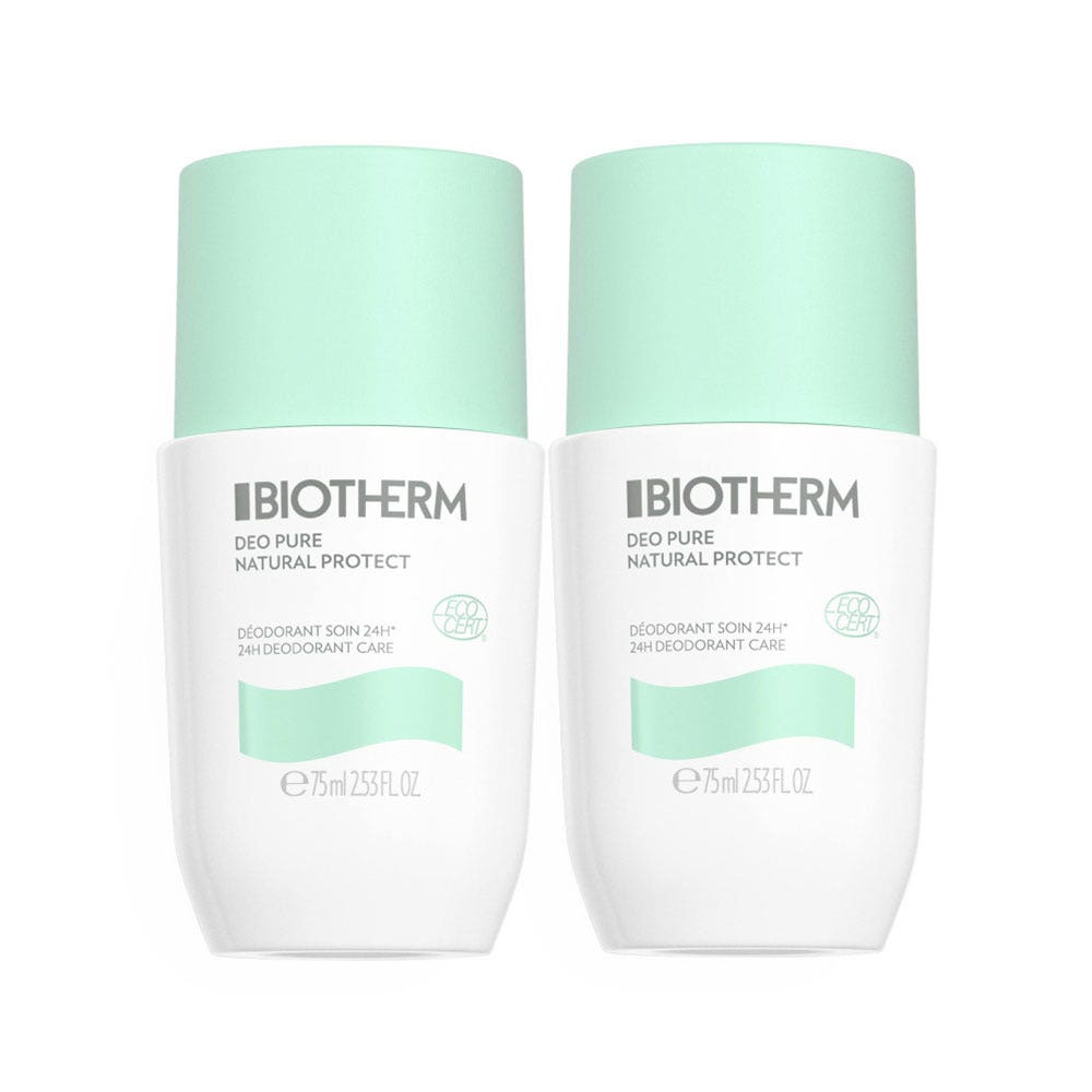 Biotherm Deo Pure Natural Protect 24-hour deodorant 2 x 75 ml
