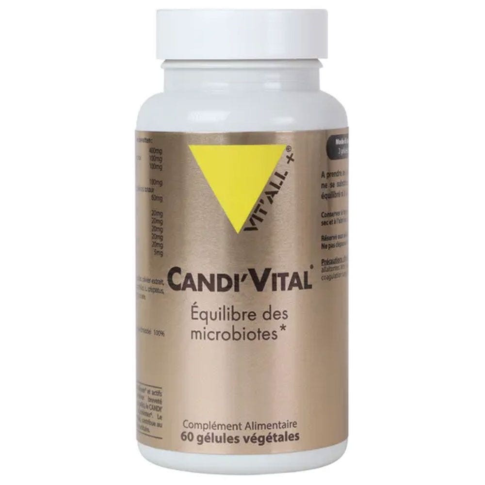 Vit'All+ Candi'Vital Microbiota balance 60 capsules