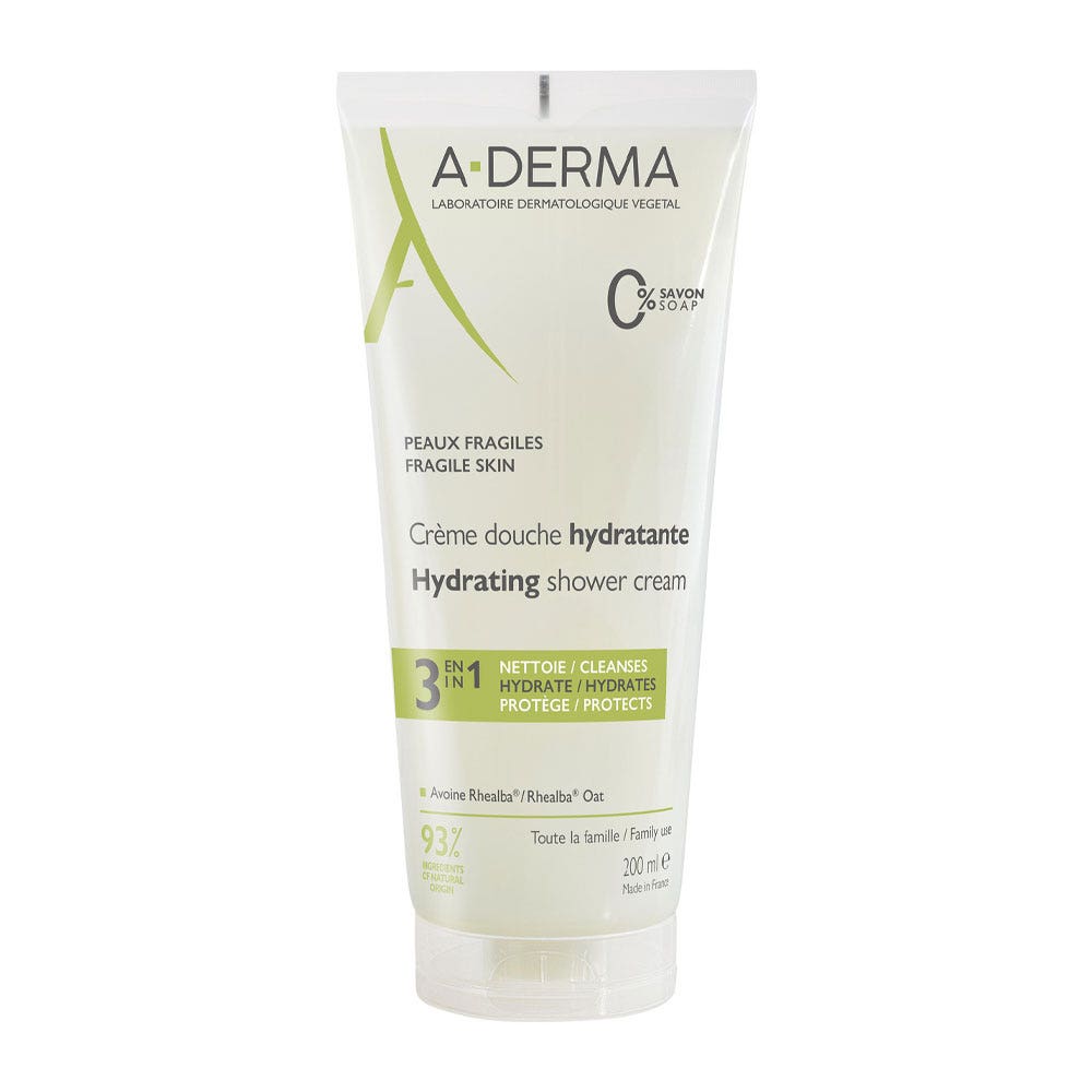 A-Derma The Essentials Hydrating shower gel 200 ml