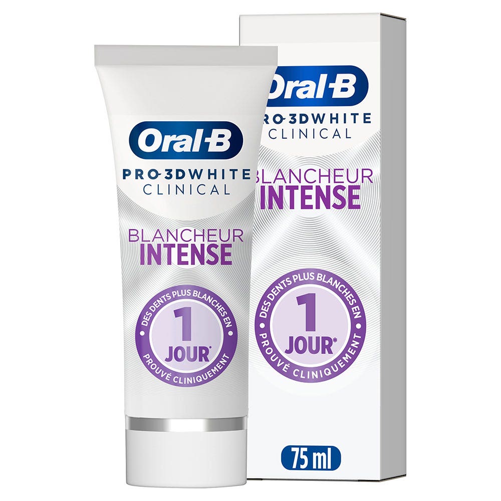 Oral-B Pro 3D White Clinical Intensive Whitening Toothpaste 75ml