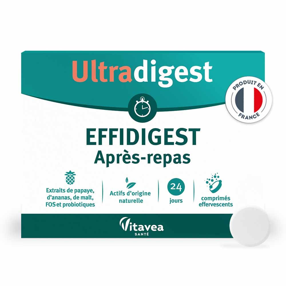Vitavea Santé After-Meal Digestion Support 24 effervescent tablets