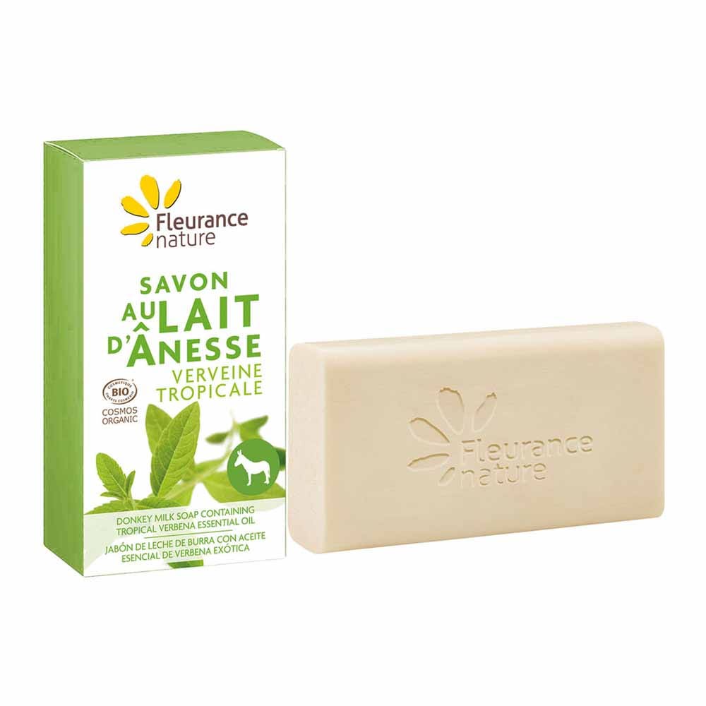 Fleurance Nature Organic Verbena Donkey Milk Soap 100ml