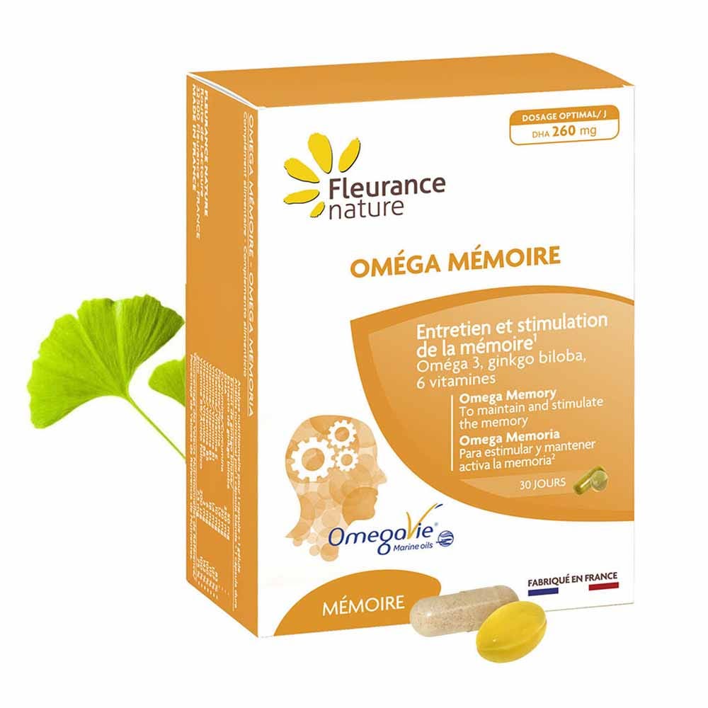 Fleurance Nature Omegas memory 30 capsules