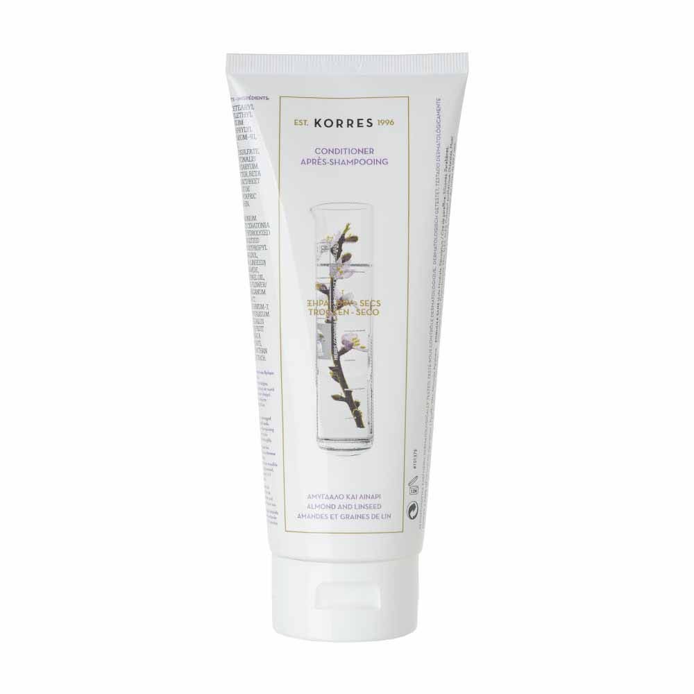 Korres Nourishing Conditioner Dry And Brittle Hair Almond And Linseeds 200ml