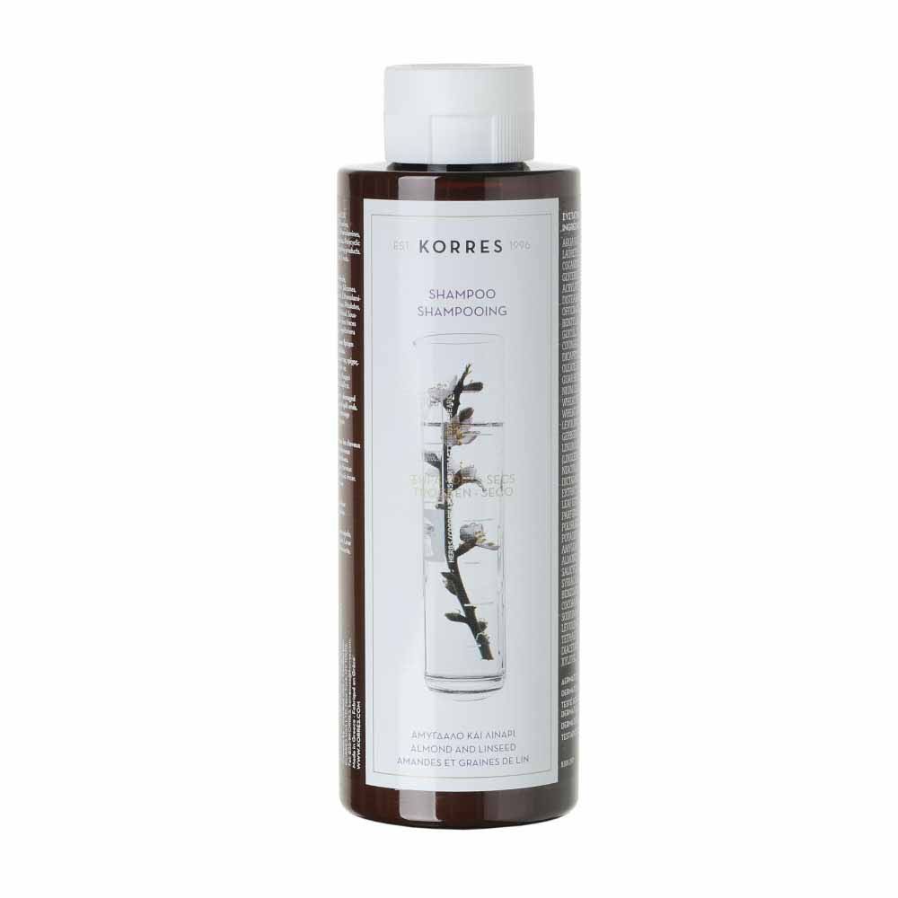 Korres Almond And Linseed Shampoo Dry And Brittle Hair 250ml