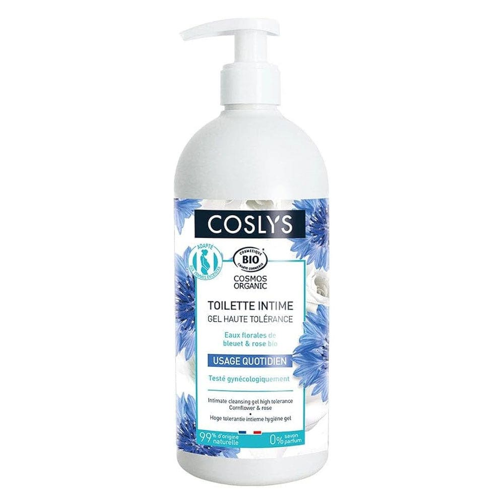 Coslys Intima hygiene Cornflower and Rose Organic Floral Waters 450ml