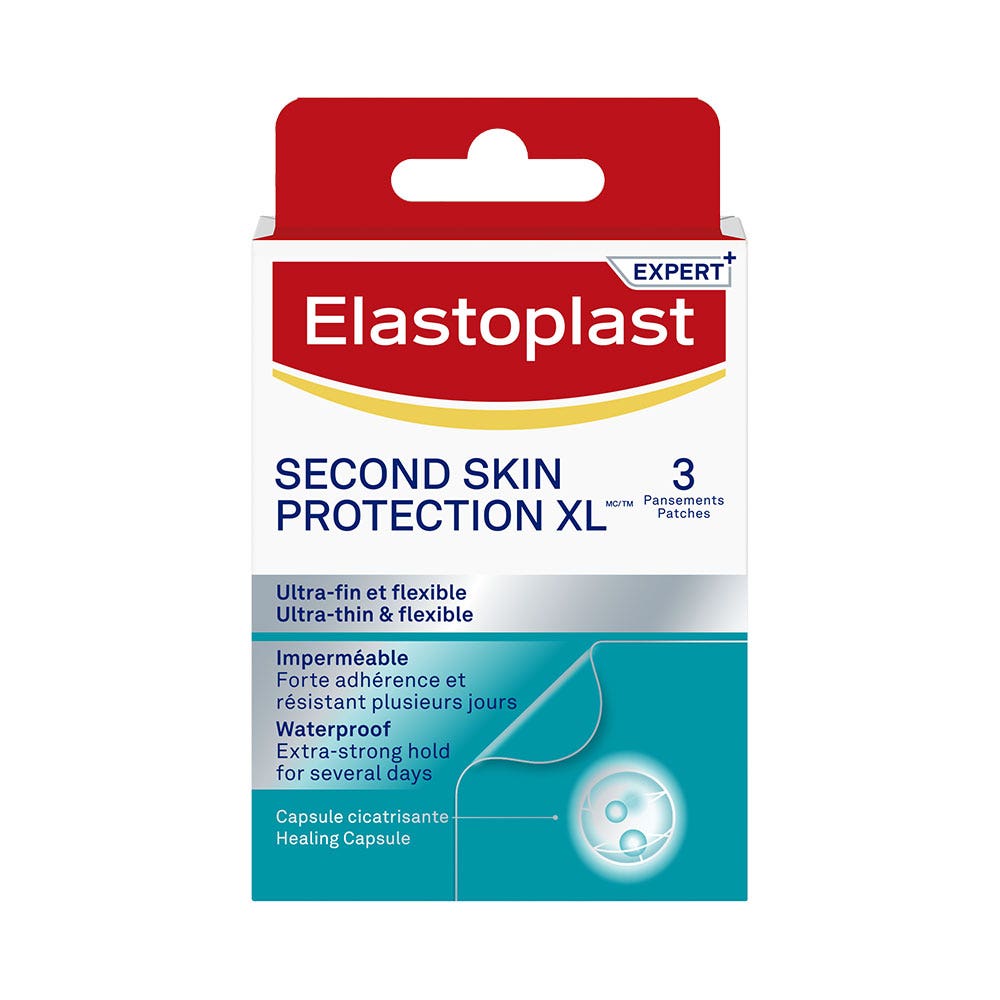 Elastoplast Plasters Second Skin Protection XL 3 Plasters