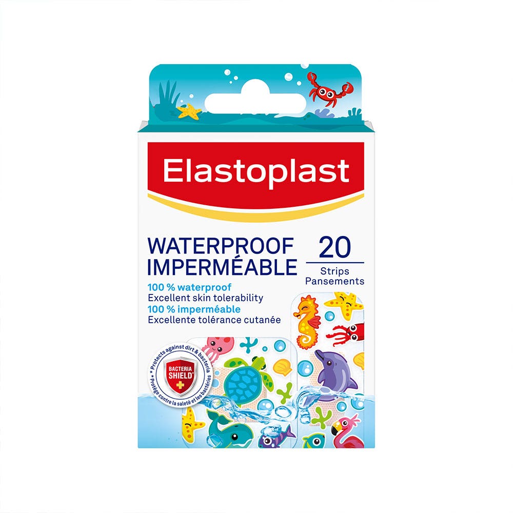 Elastoplast Plasters Waterproof Children Waterproof 20 Plasters