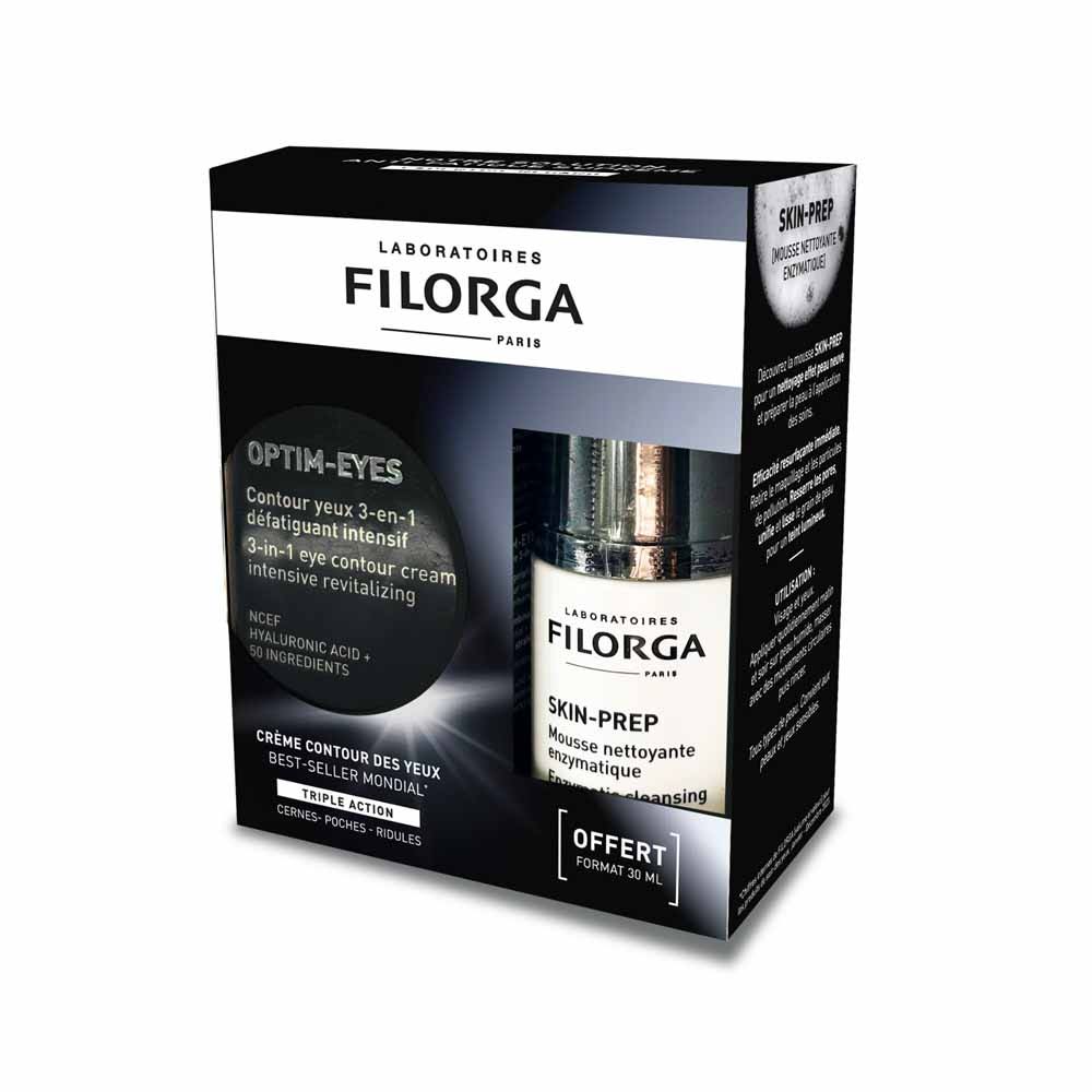 Filorga Optim-Eyes 3-in-1 eye contour set + cleansing foam