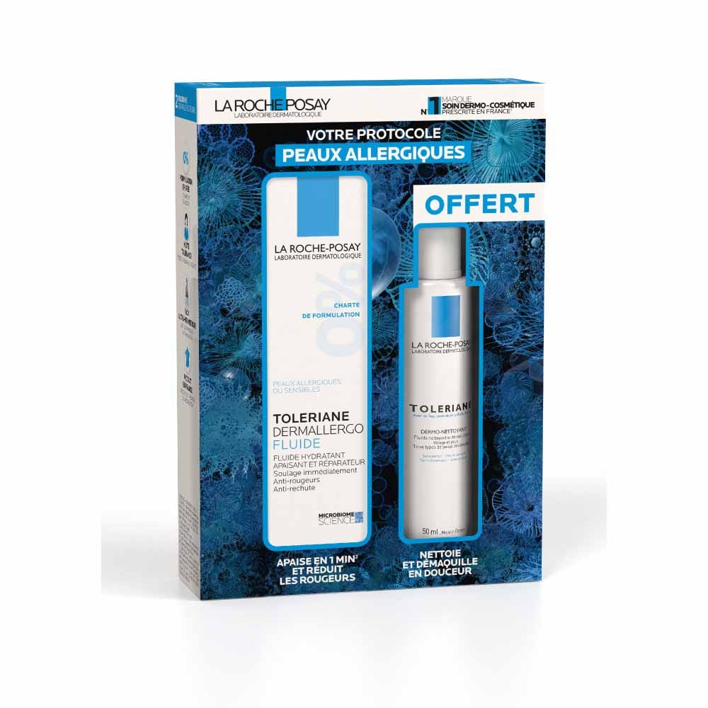 La Roche-Posay Toleriane Dermallergo Fluid 40ml + Free Dermo-Cleanser