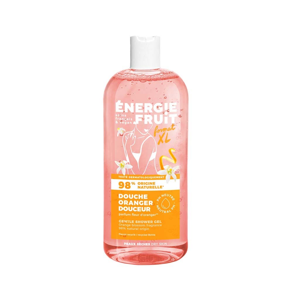 Energie Fruit Orange Blossom & Organic Linseed Oil pH Neutral Shower Gel 500 ml