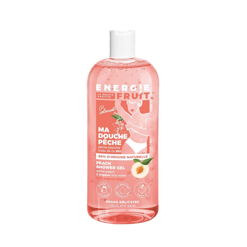 Energie Fruit Peach & Rice Water pH Neutral Shower Gel 500 ml