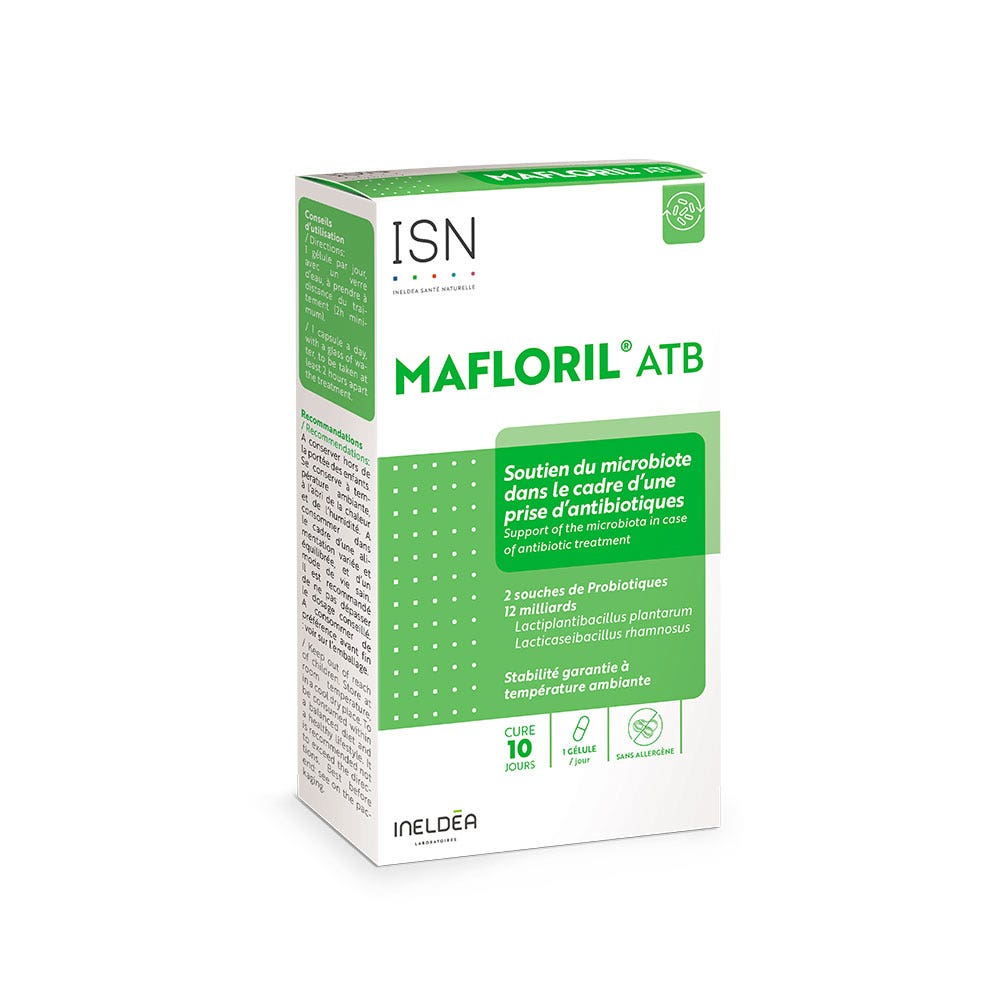 Ineldea Santé Naturelle Mafloril® ATB Microbiome support 10 capsules