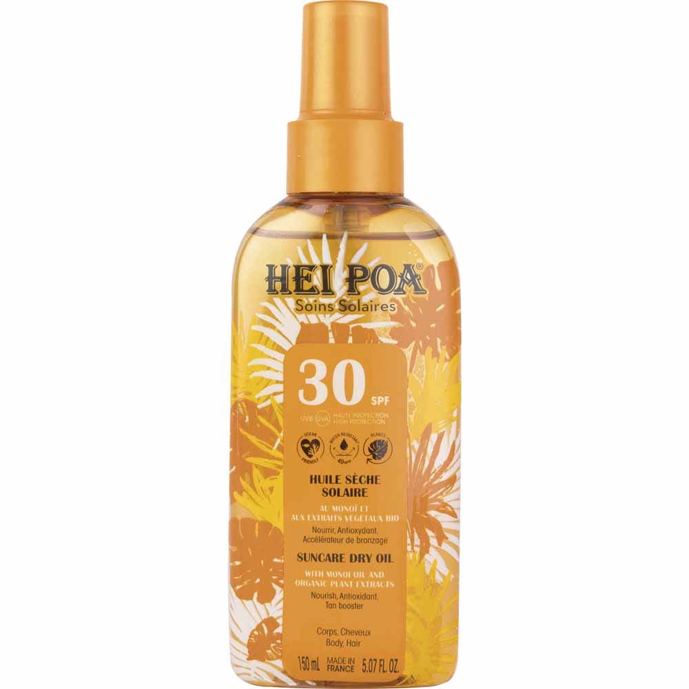 Hei Poa Sun Care Monoi Dry Oil SPF30 Tiaré 150ml
