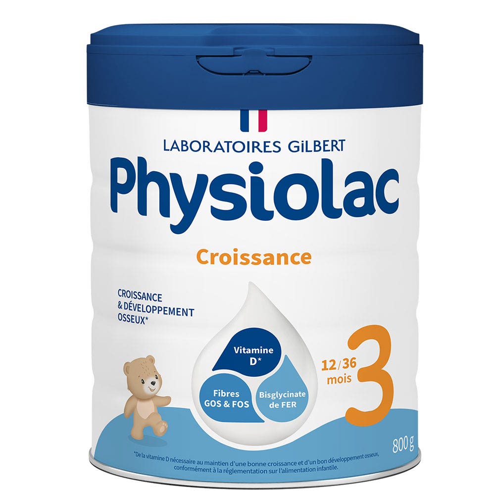 Physiolac 3 Milk Powder From 1 to 3 years 800g