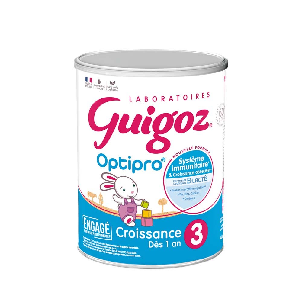 Guigoz Optipro Growth formula 3 powdered milk from 1 year 780 g