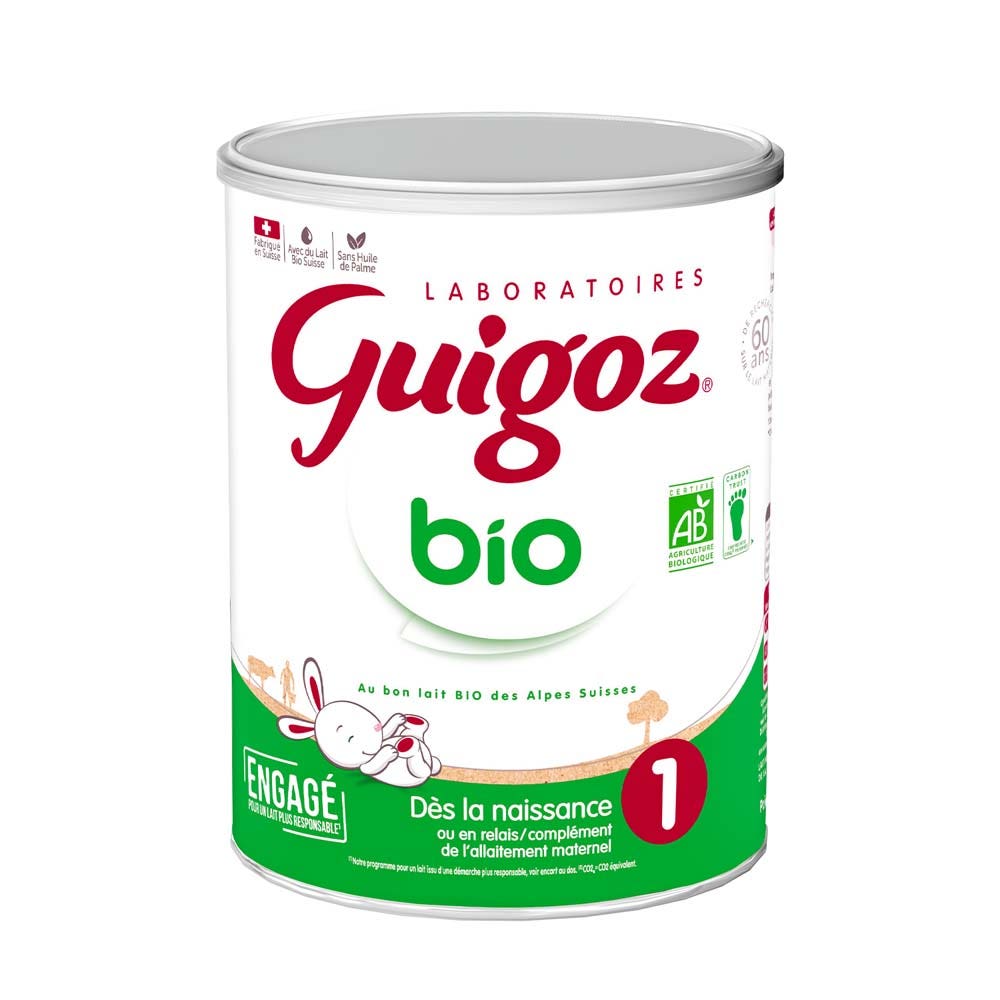 Guigoz Organic Infant formula 1 from birth 800 g