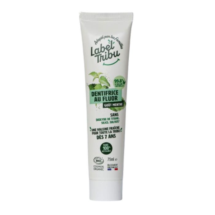 Toothpaste Labeling Label Tribu Toothpaste with fluoride 40ml - Easypara