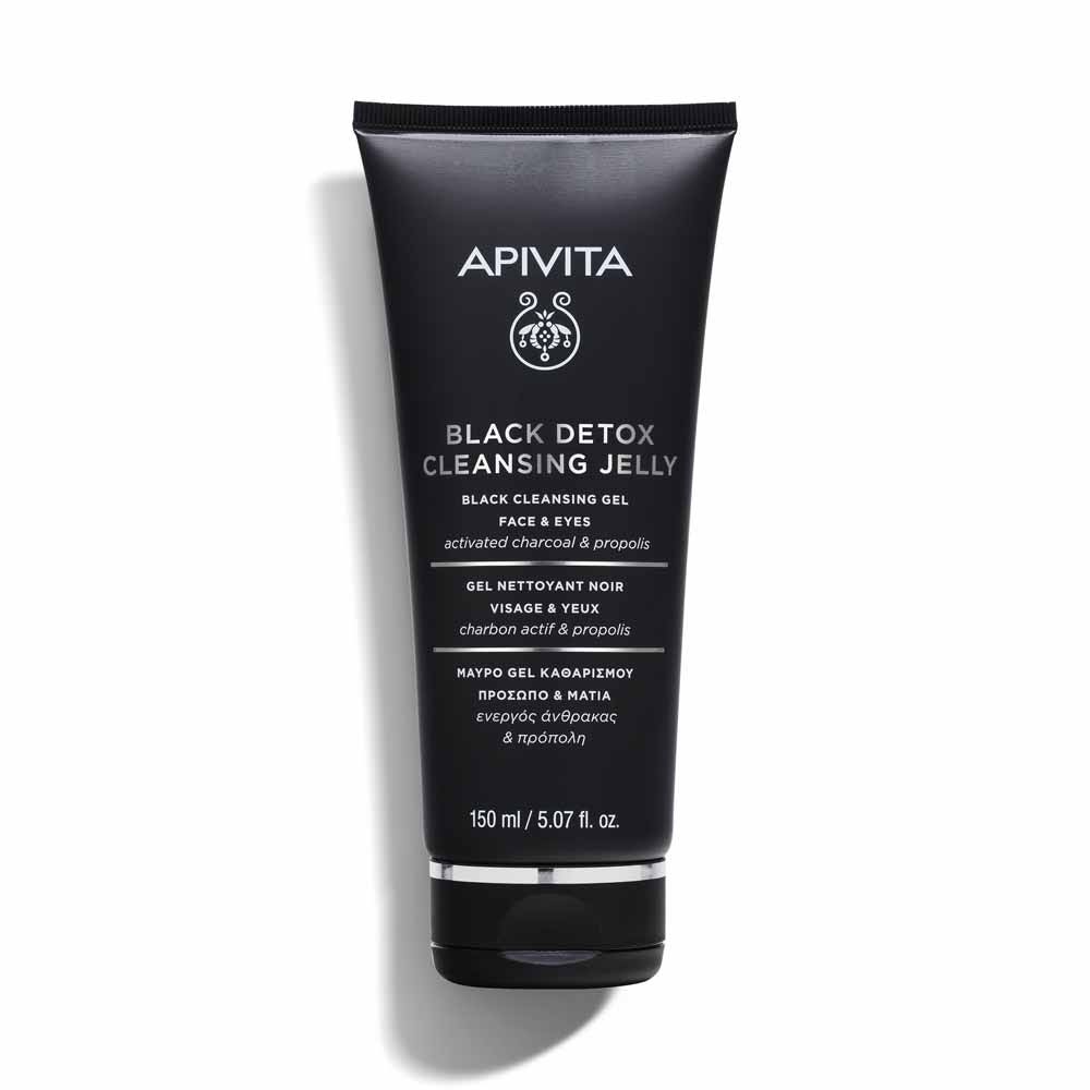 Apivita Black Detox Black Cleansing Gel Visage & Yeux 150ml