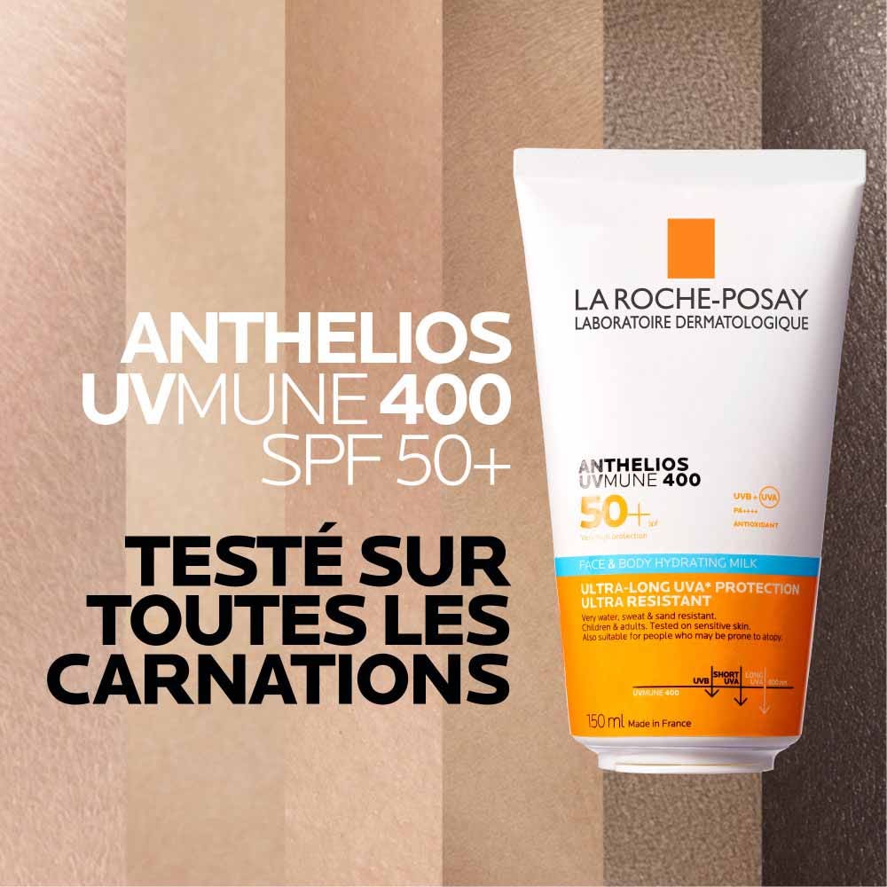Lait Solaire SPF50+ La Roche-Posay Anthelios Pour Visage & Corps - Neuf, Haute Protection