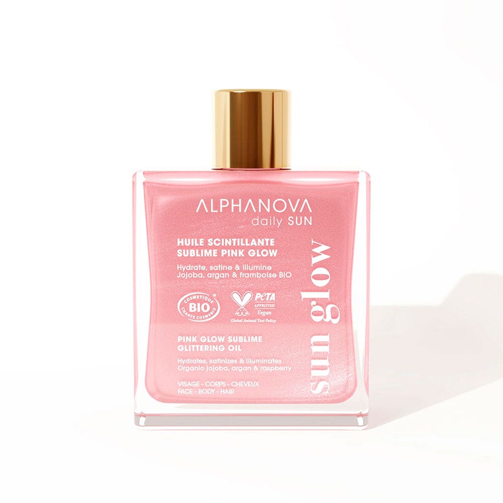 Alphanova Daily Sun Shimmering sublime oil shimmering pink glow 50 ml