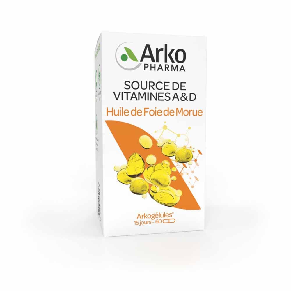Arkopharma Arkocapsules Cod Liver Oil 60 Capsules