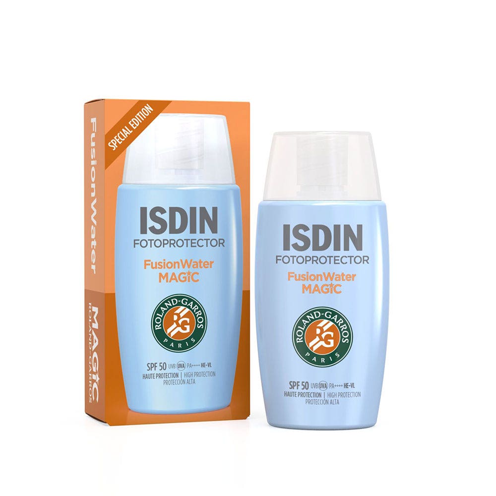 Isdin Fotoprotector Fusion Water Magic Protection Suncare SPF50 Roland Garros Limited Edition 50ml