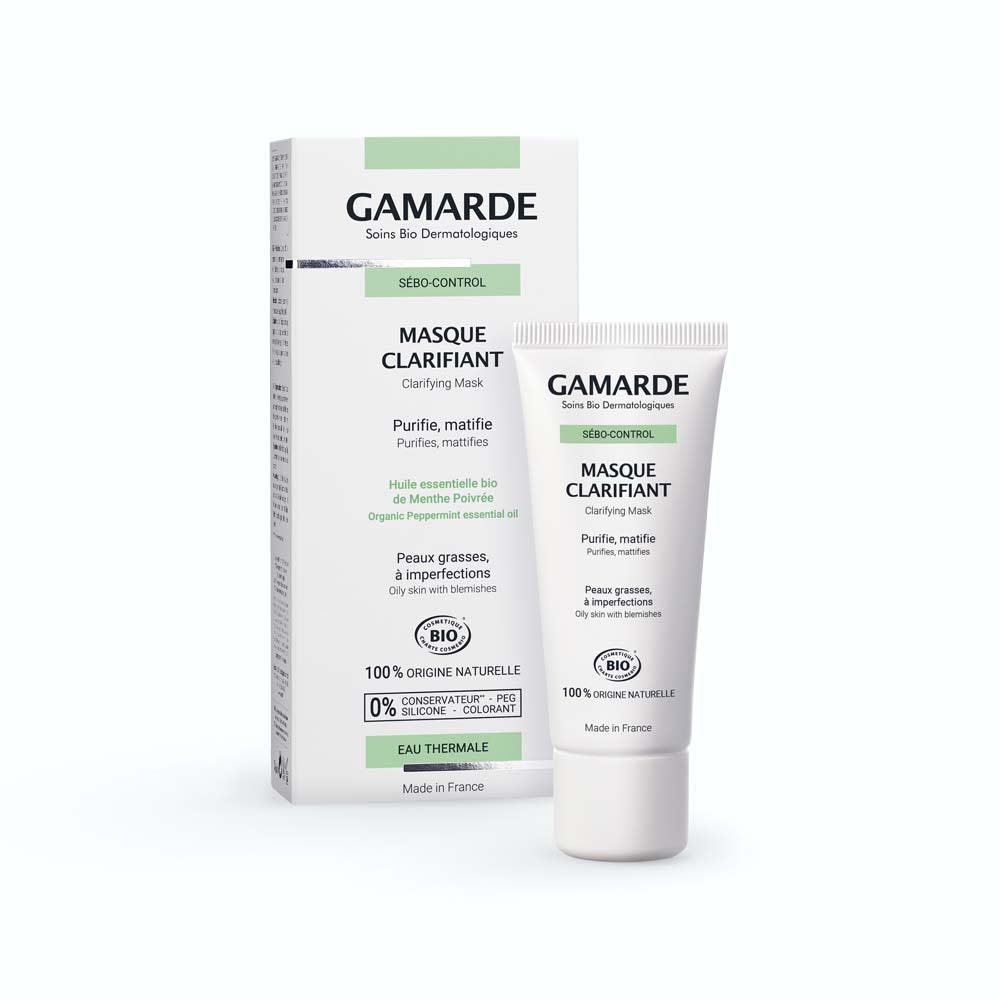 Gamarde Clarifying organic sebo-control mask 40 ml