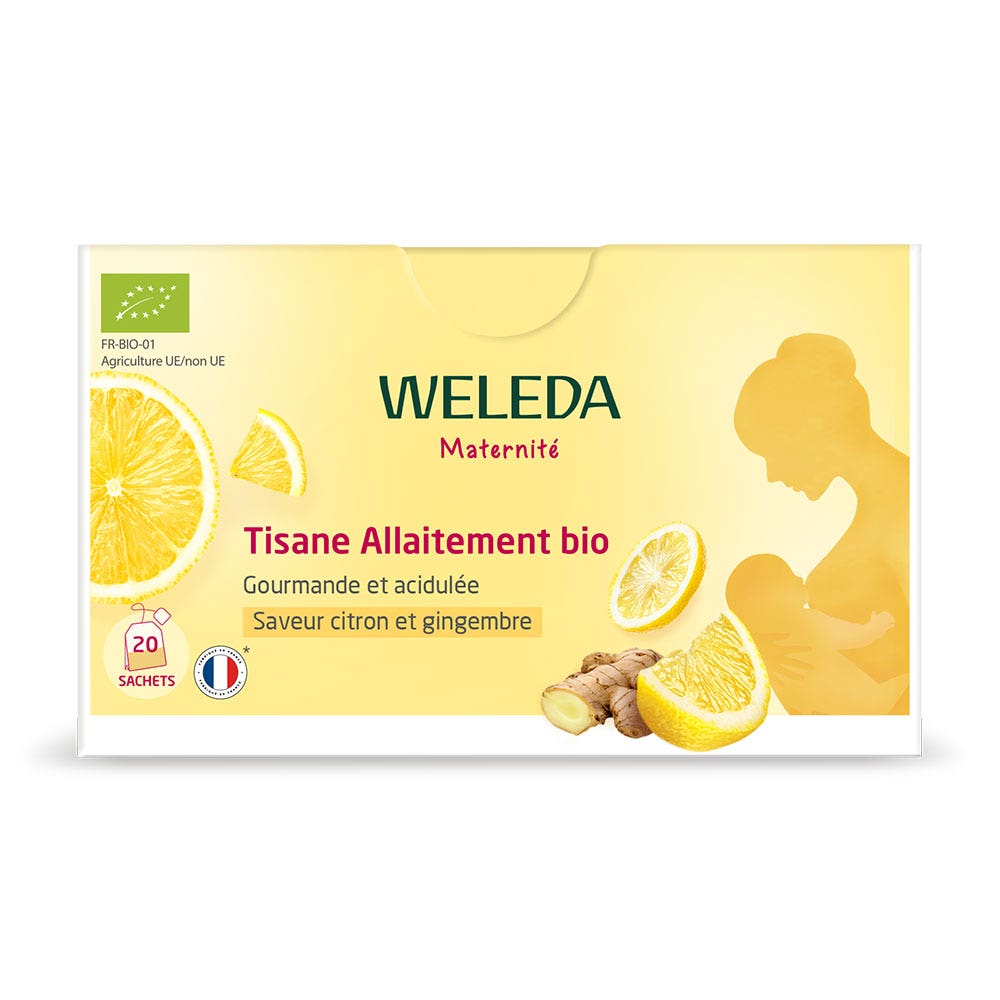 Weleda Organic Nursing Tea lemon and ginger flavour 20 sachets