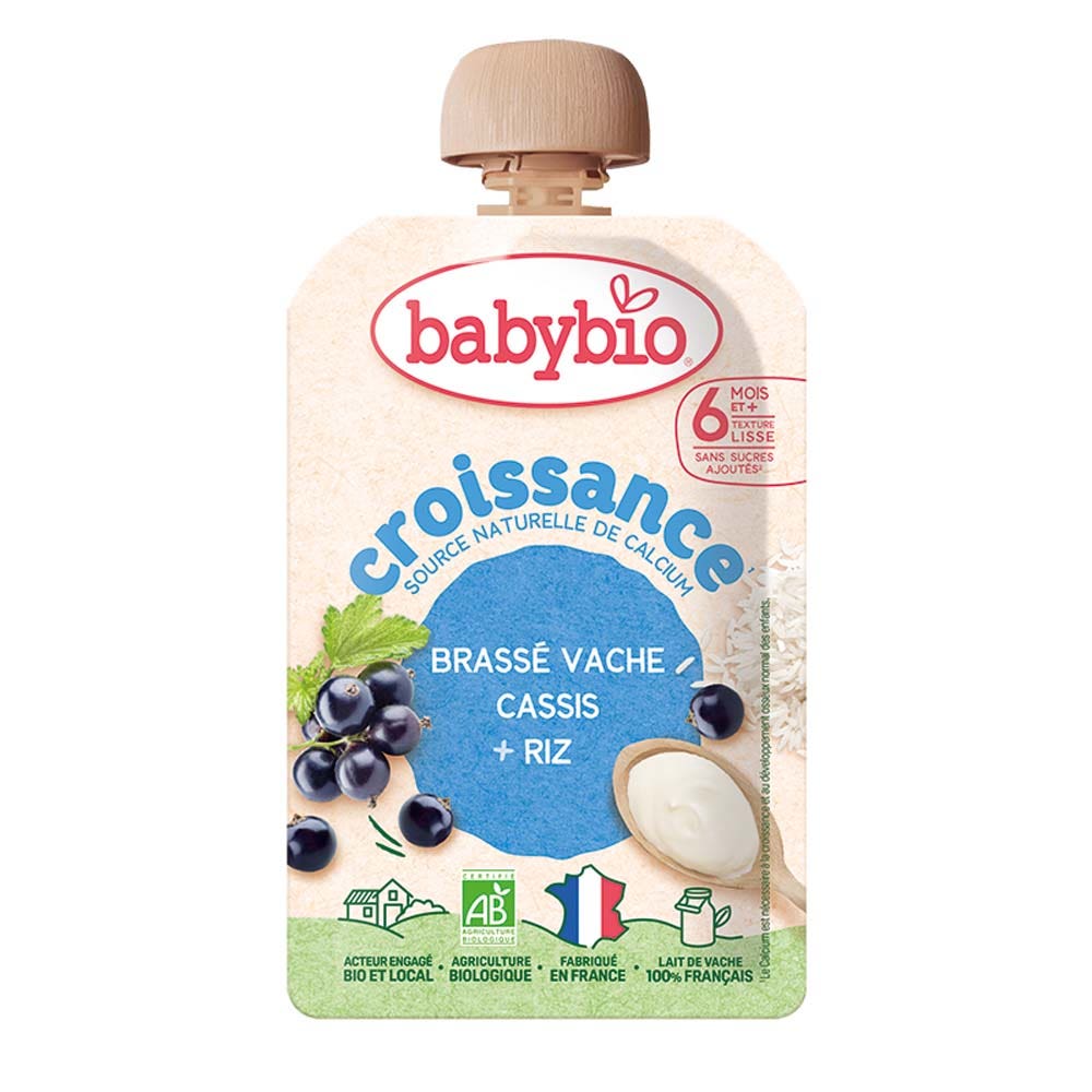 Babybio Dairy deserts Yogurt pouch for growth 60 g