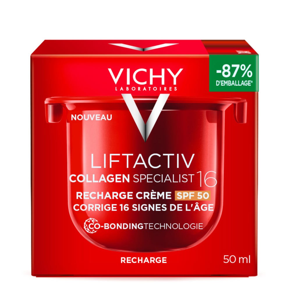 Vichy Liftactiv Supreme Day cream refill with pro-collagen SPF50 50 ml