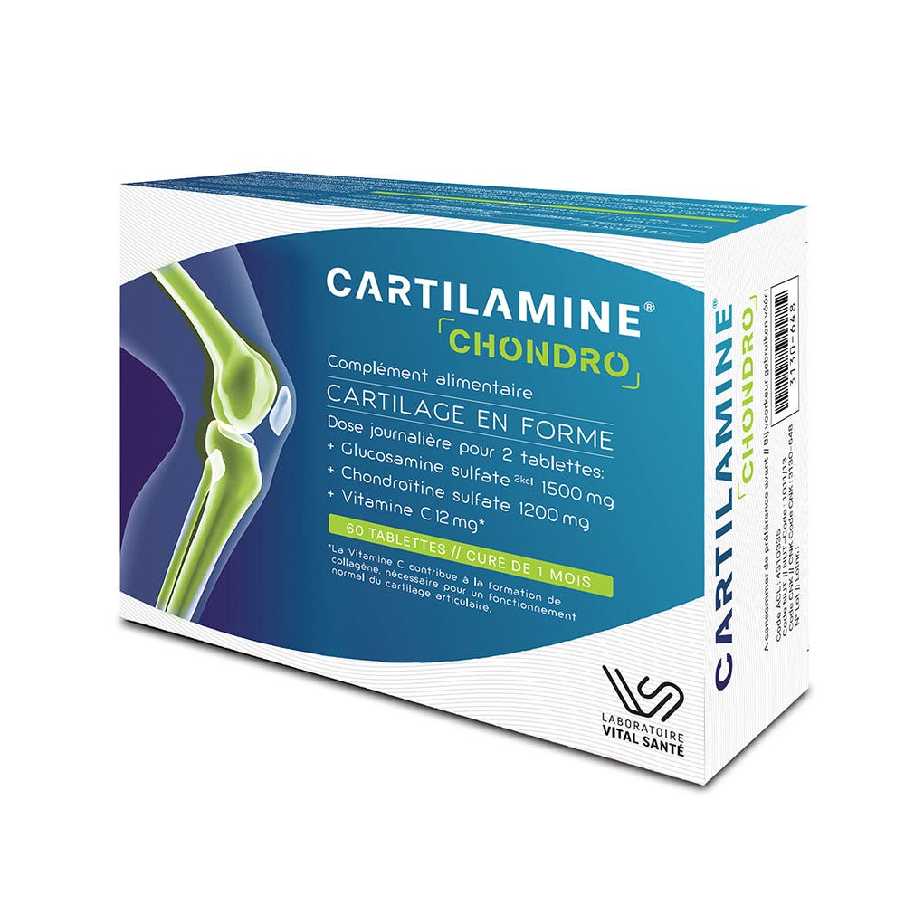 Vital Santé Cartilamine Chondro joint health and cartilage function 60 tablets