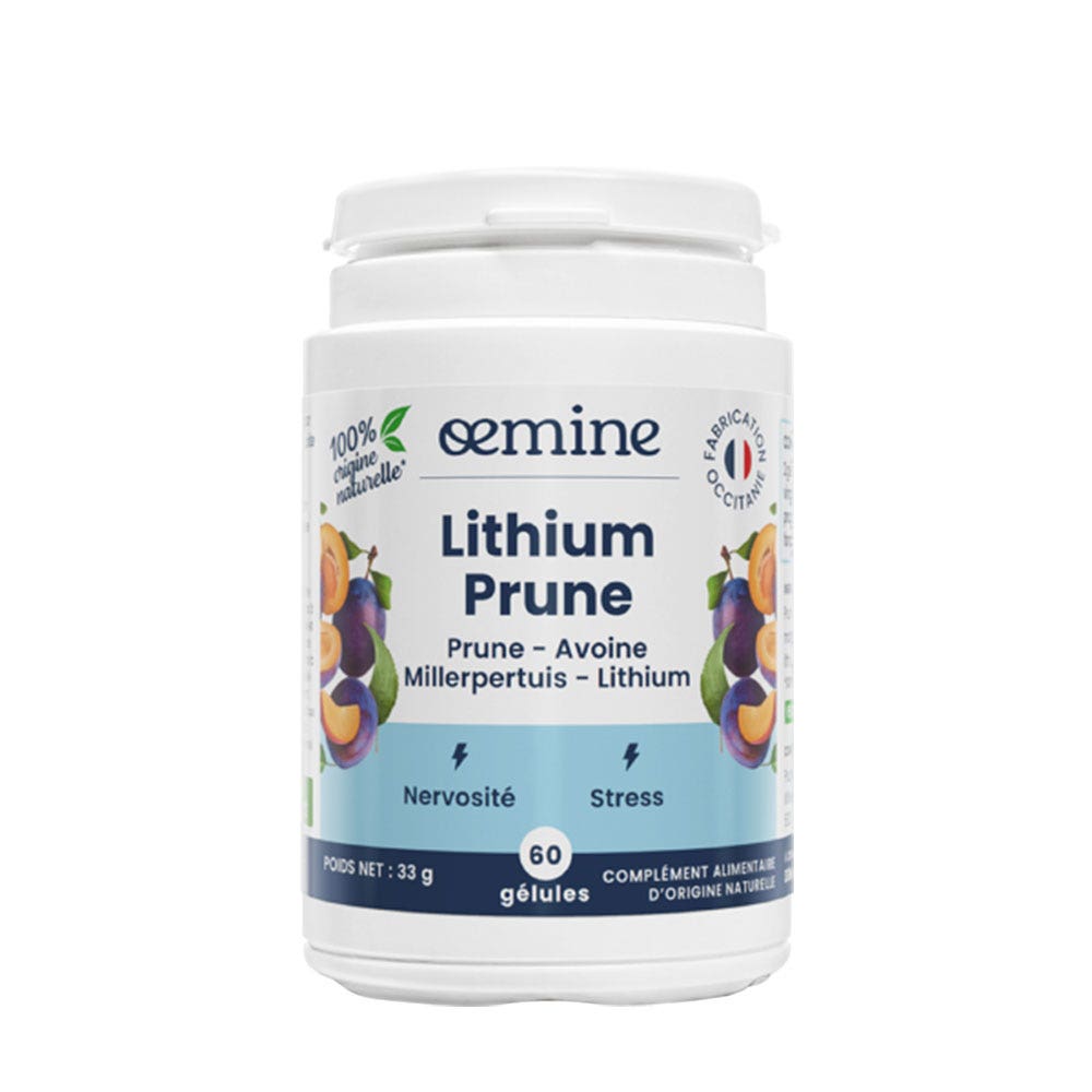 Oemine Lithium-plum 60 gélules