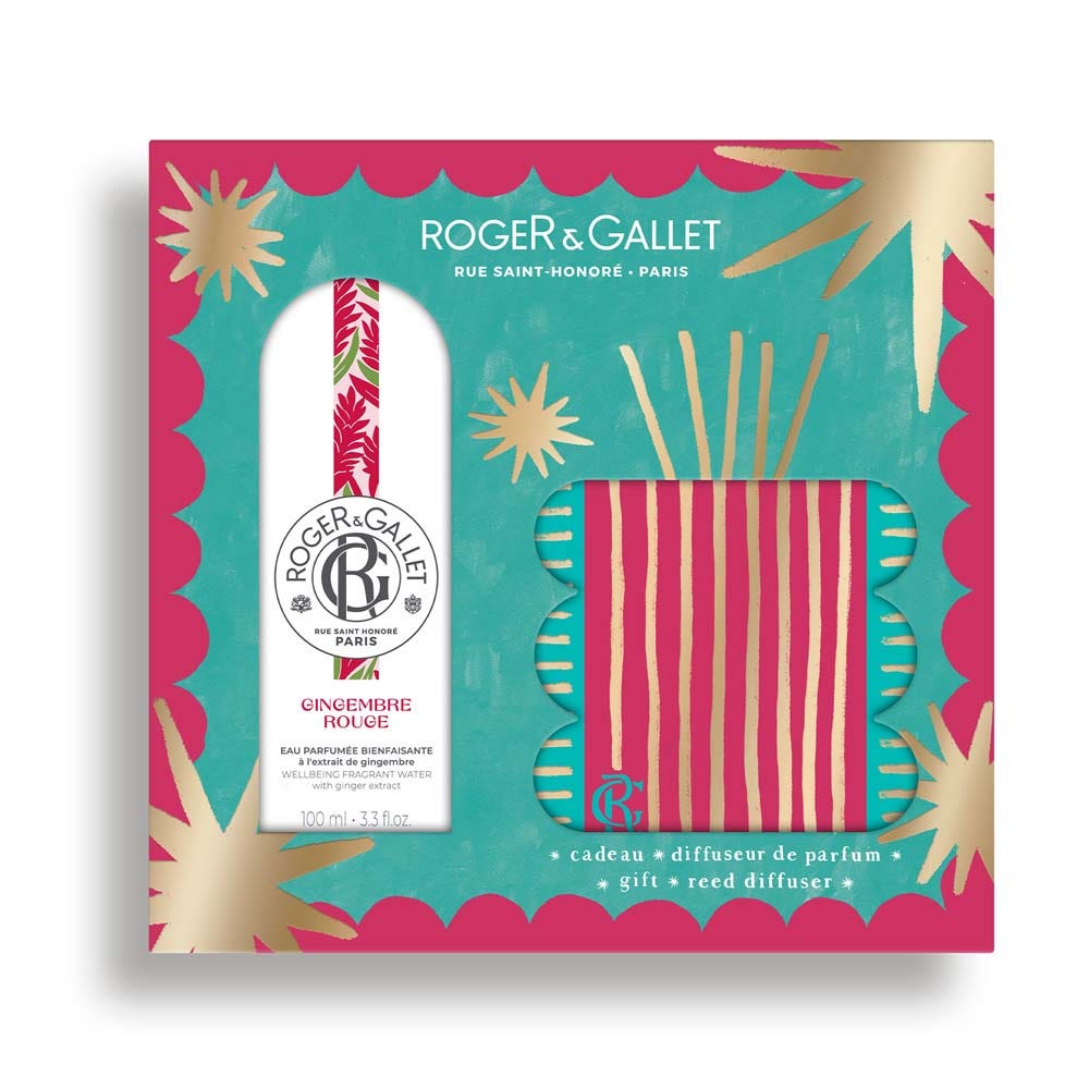Roger & Gallet Gingembre Rouge Gift set scented water 100 ml + fragrance diffuser