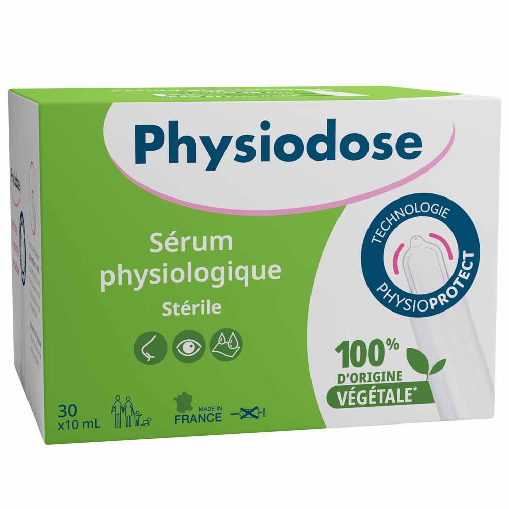 Gilbert Physiodose Sterile saline solution 30 Unidoses de 10ml